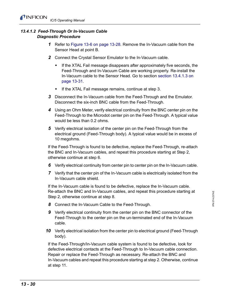 Section 13.4.1.2 | INFICON IC/5 Thin Film Deposition Controller User Manual | Page 294 / 312