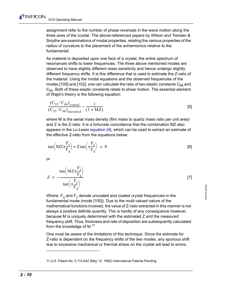 INFICON IC/5 Thin Film Deposition Controller User Manual | Page 46 / 312