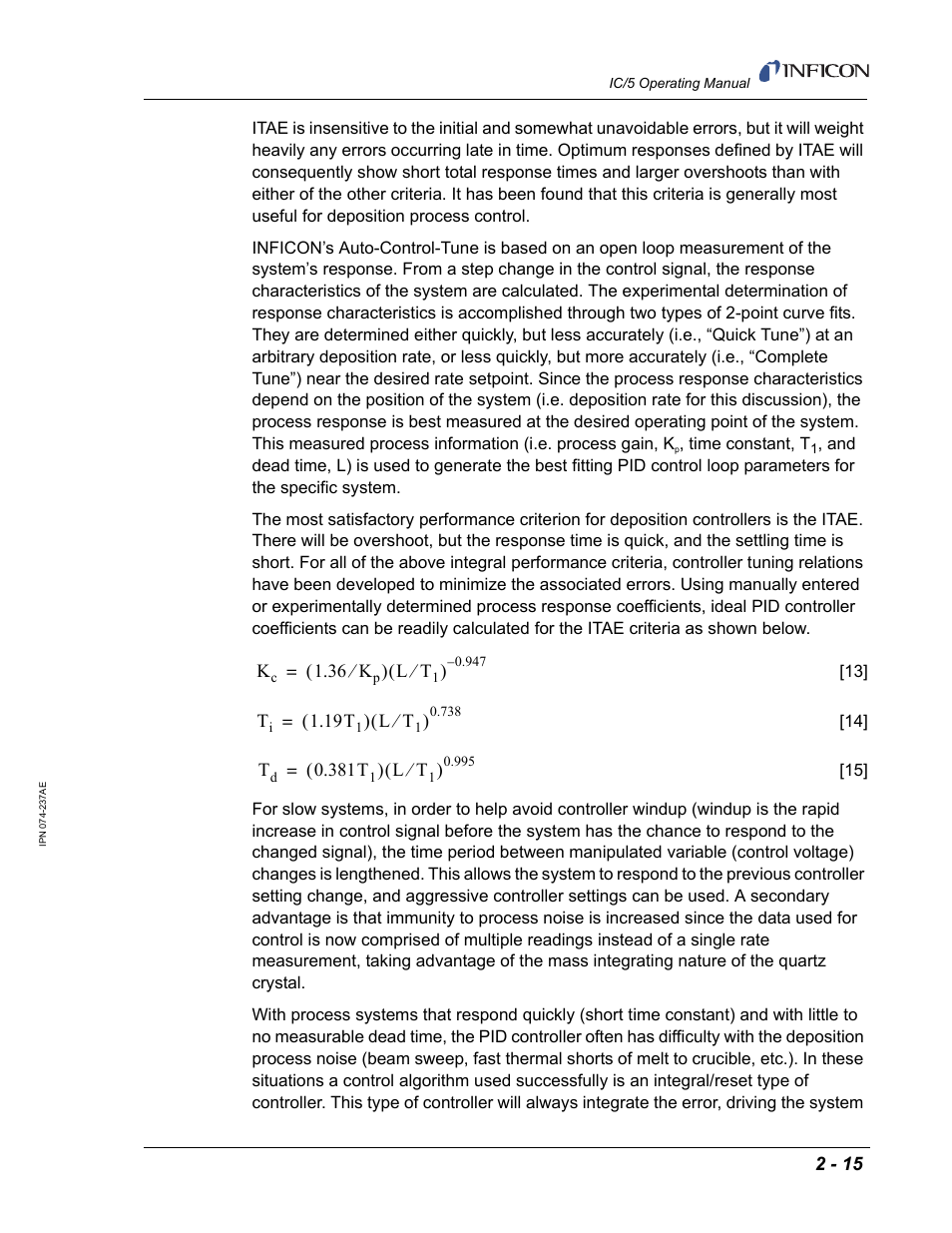 INFICON IC/5 Thin Film Deposition Controller User Manual | Page 51 / 312