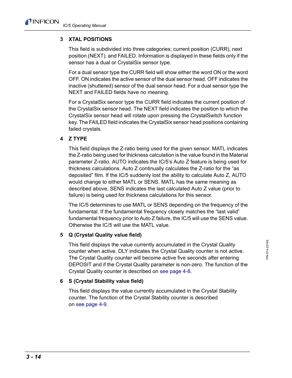 INFICON IC/5 Thin Film Deposition Controller User Manual | Page 66 / 312