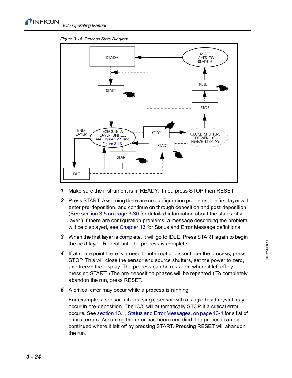 INFICON IC/5 Thin Film Deposition Controller User Manual | Page 76 / 312