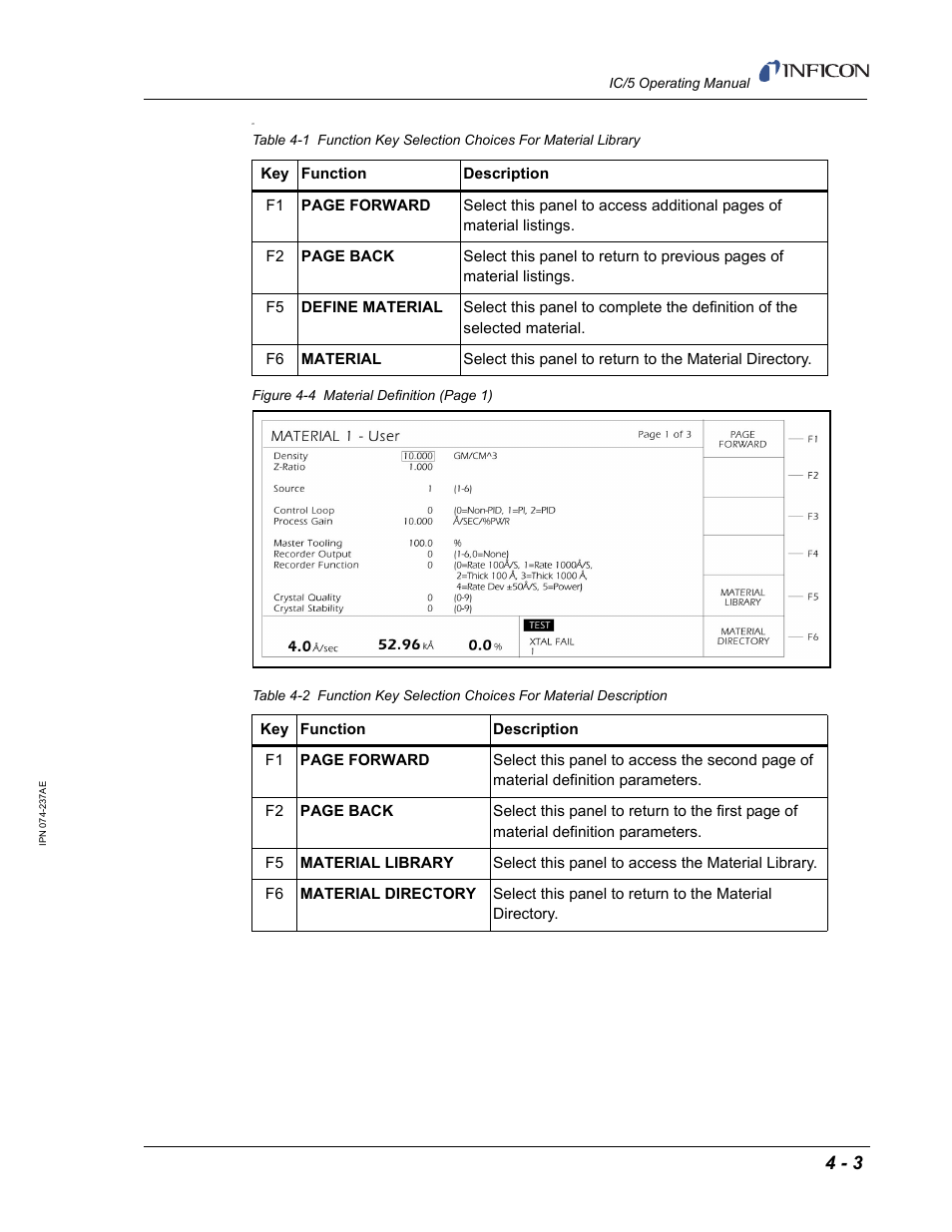 INFICON IC/5 Thin Film Deposition Controller User Manual | Page 97 / 312