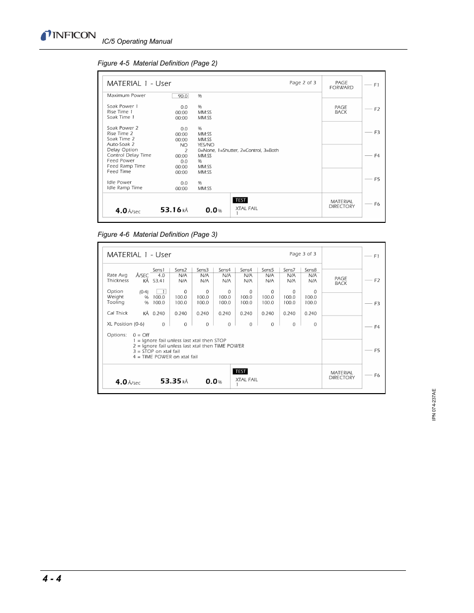 INFICON IC/5 Thin Film Deposition Controller User Manual | Page 98 / 312