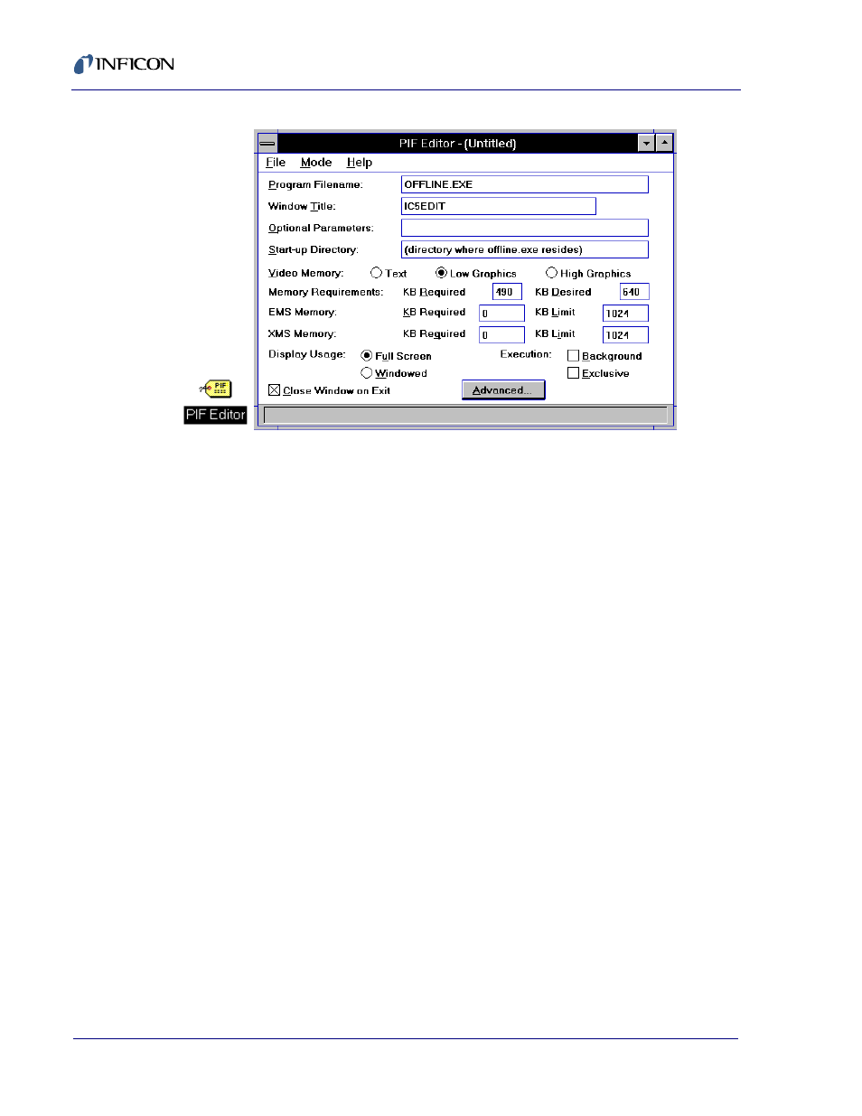 3 floppy disk drive | INFICON IC/5 Offline Editor Software Manual User Manual | Page 10 / 18