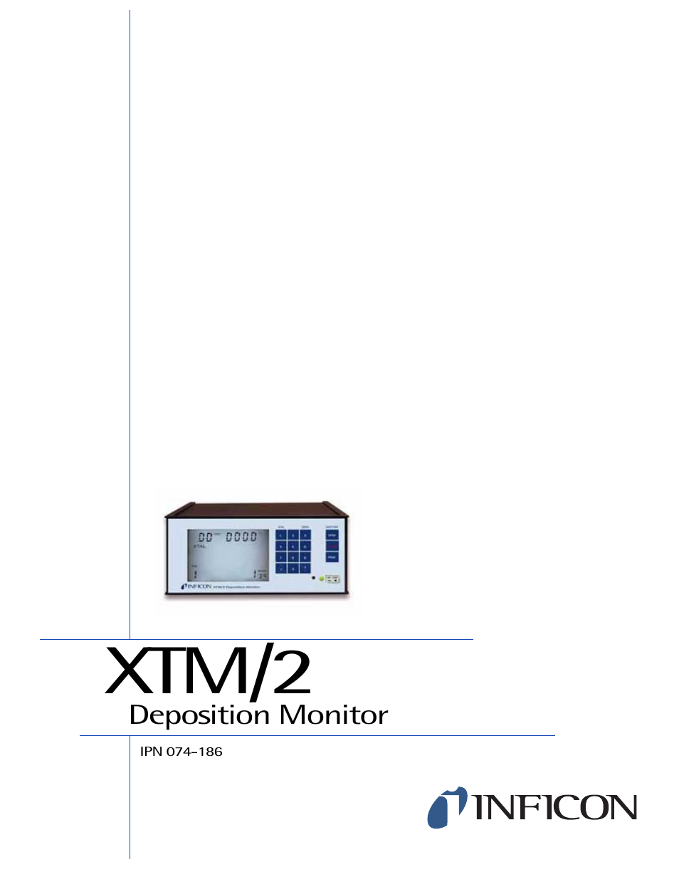 INFICON XTM/2 Thin Film Deposition Monitor User Manual | 140 pages