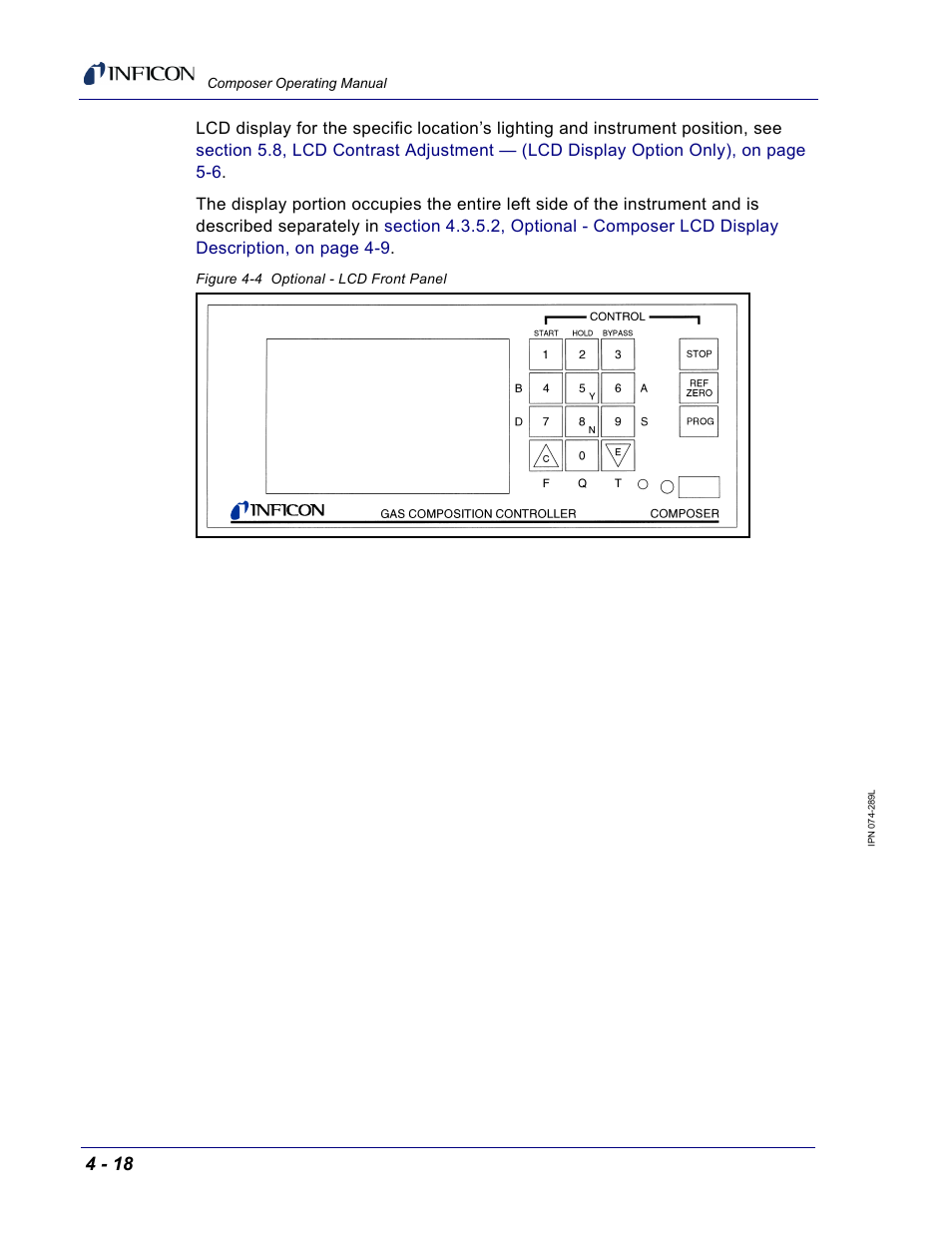 Figure 4-4 | INFICON Composer Gas Concentration Controller User Manual | Page 114 / 206