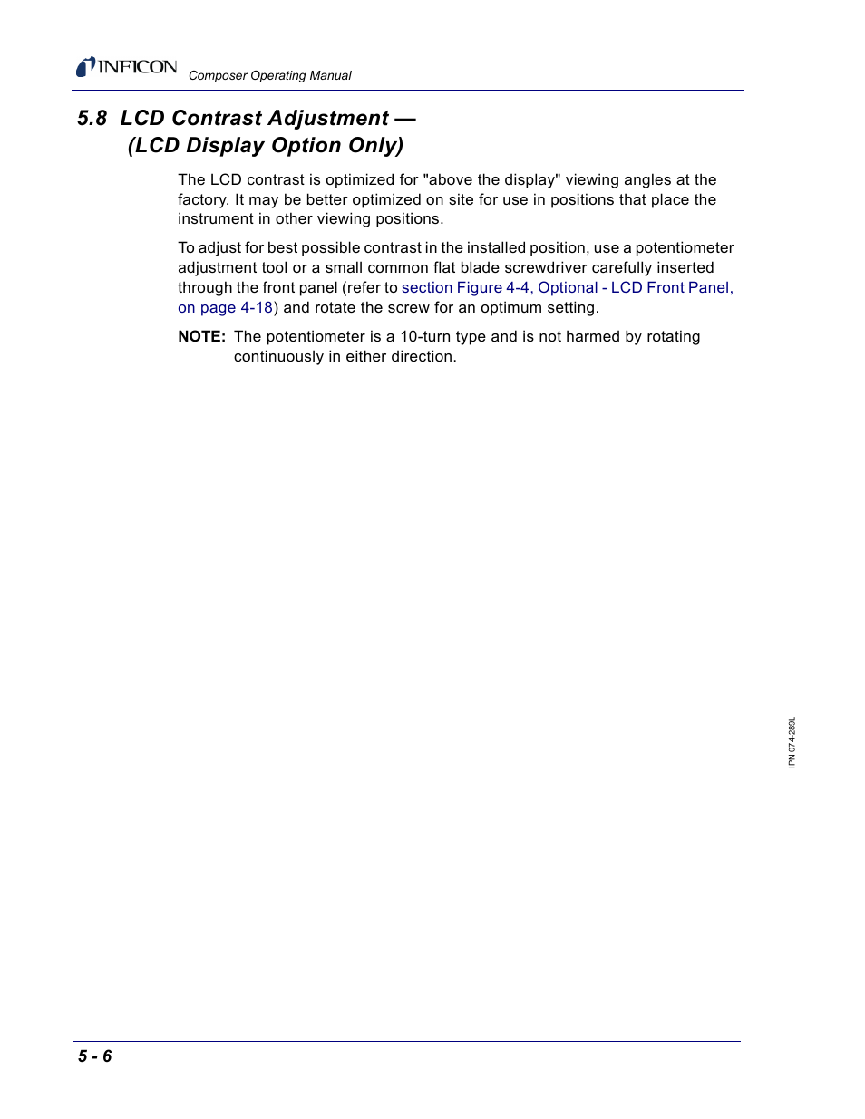 INFICON Composer Gas Concentration Controller User Manual | Page 132 / 206