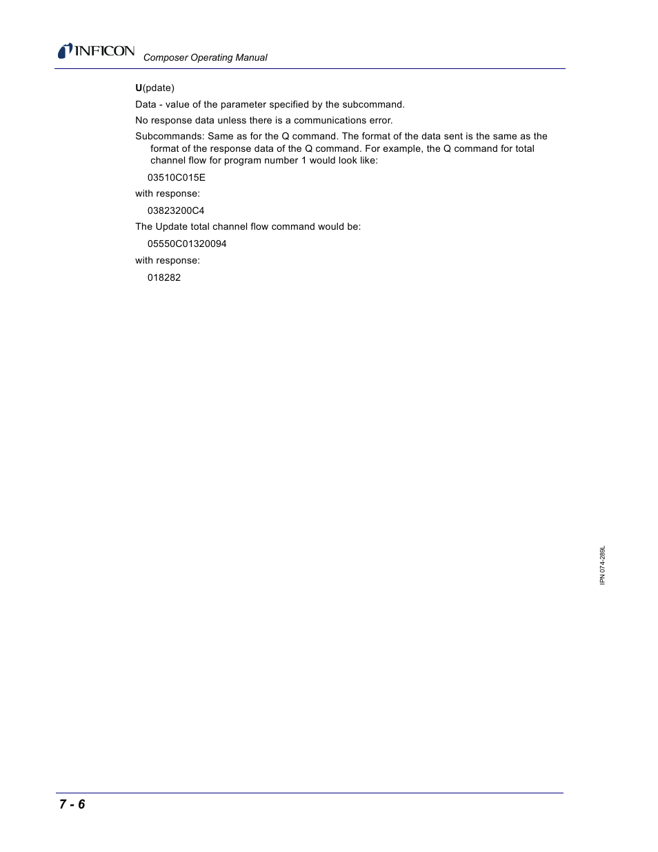 INFICON Composer Gas Concentration Controller User Manual | Page 148 / 206