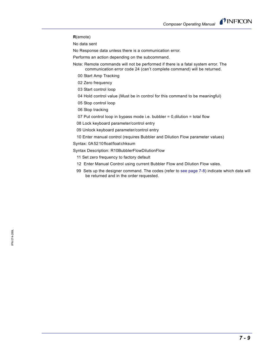 INFICON Composer Gas Concentration Controller User Manual | Page 151 / 206