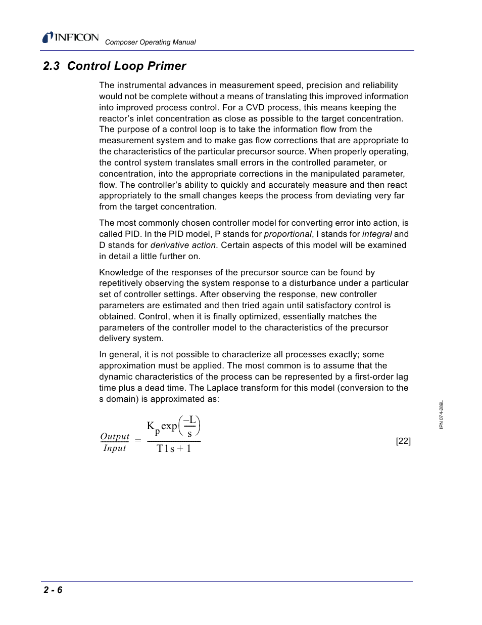 3 control loop primer | INFICON Composer Gas Concentration Controller User Manual | Page 48 / 206