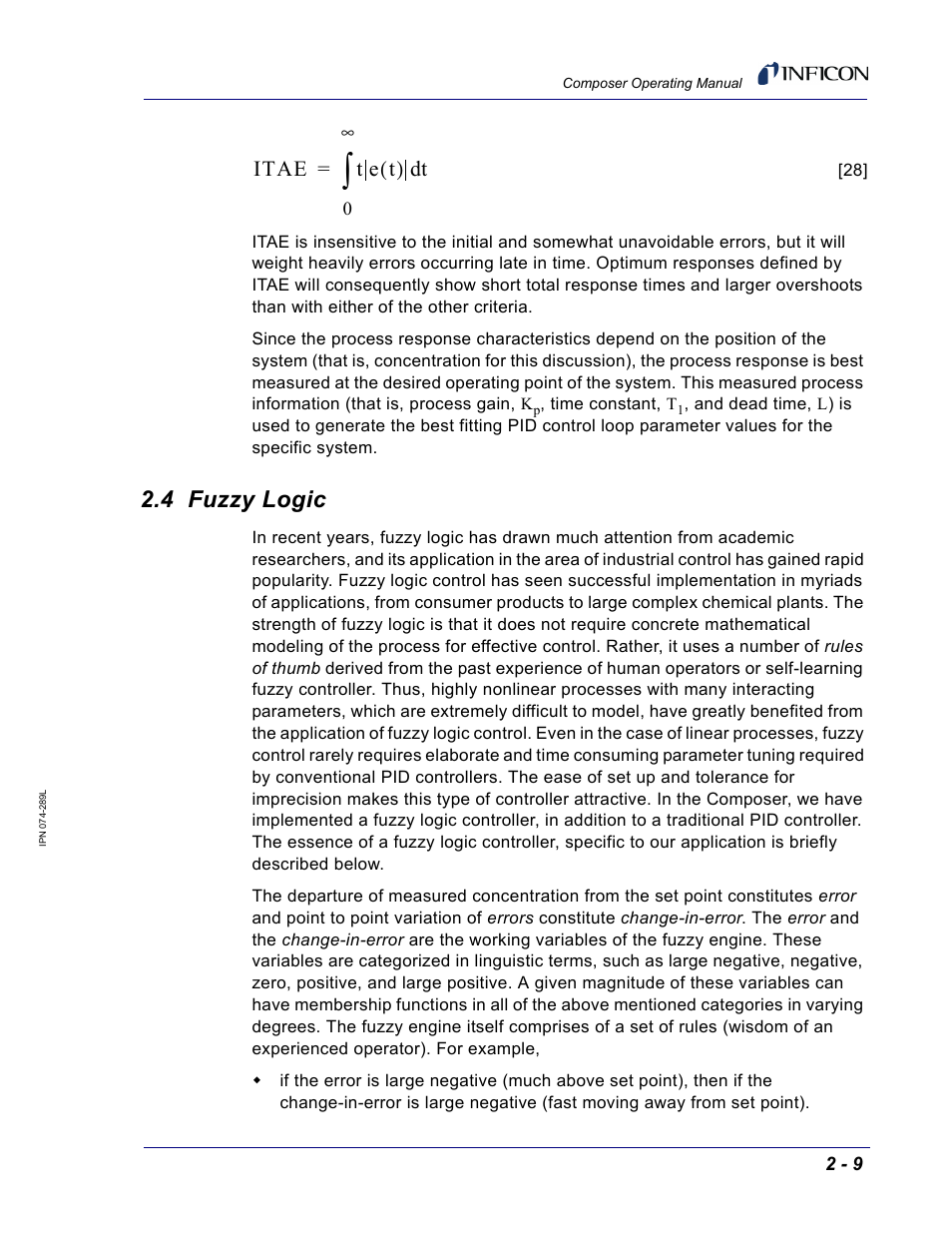 4 fuzzy logic | INFICON Composer Gas Concentration Controller User Manual | Page 51 / 206