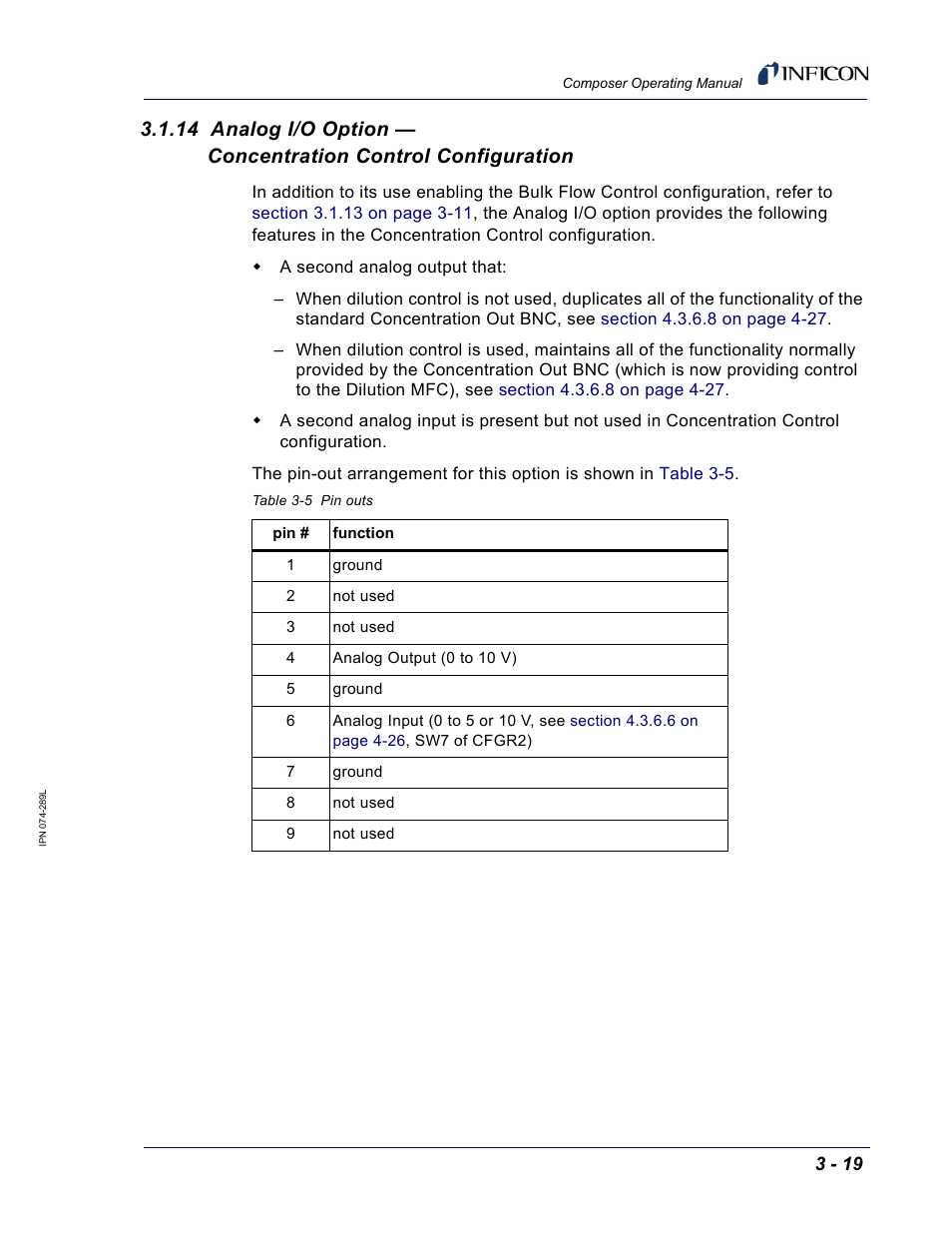 INFICON Composer Gas Concentration Controller User Manual | Page 81 / 206