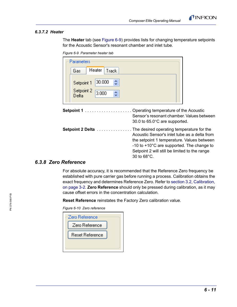 2 heater, 8 zero reference | INFICON Composer Elite Gas Concentration Monitor User Manual | Page 117 / 152