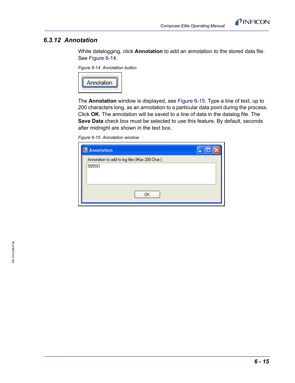 12 annotation | INFICON Composer Elite Gas Concentration Monitor User Manual | Page 121 / 152