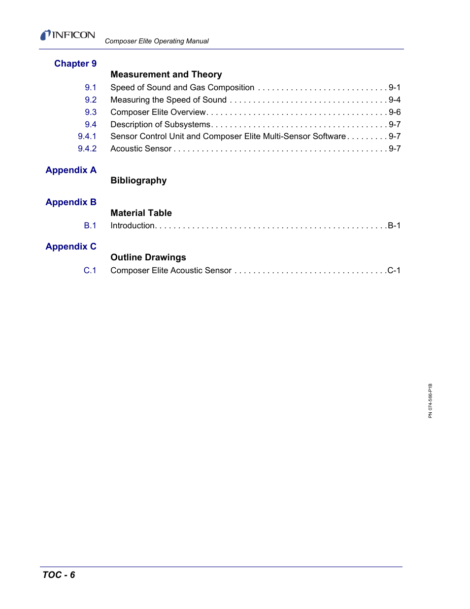 INFICON Composer Elite Gas Concentration Monitor User Manual | Page 14 / 152