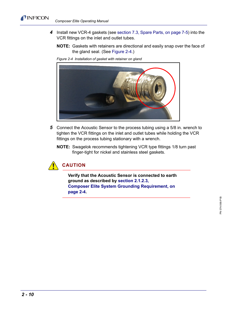 INFICON Composer Elite Gas Concentration Monitor User Manual | Page 38 / 152