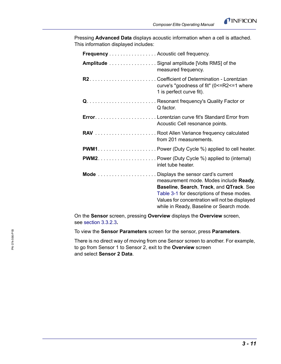 INFICON Composer Elite Gas Concentration Monitor User Manual | Page 51 / 152