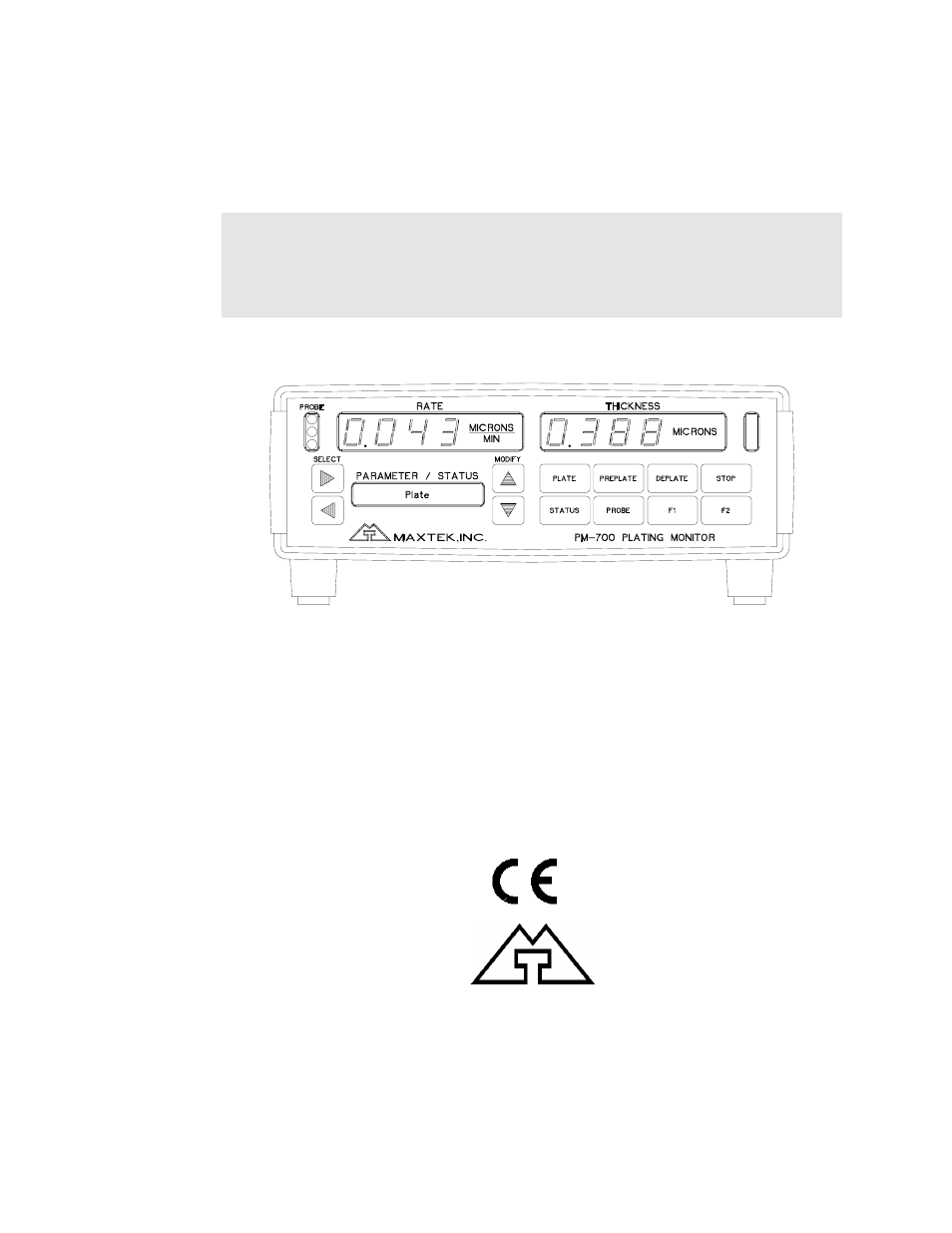 INFICON Maxtek PM-700 Plating Monitor User Manual | 83 pages