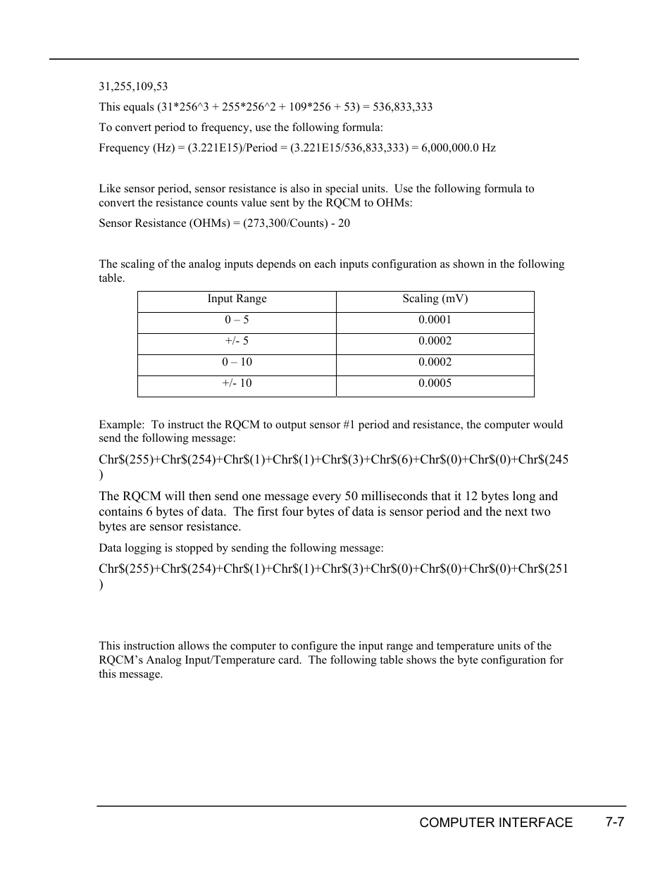 INFICON RQCM - Quartz Crystal Microbalance Research System User Manual | Page 83 / 102