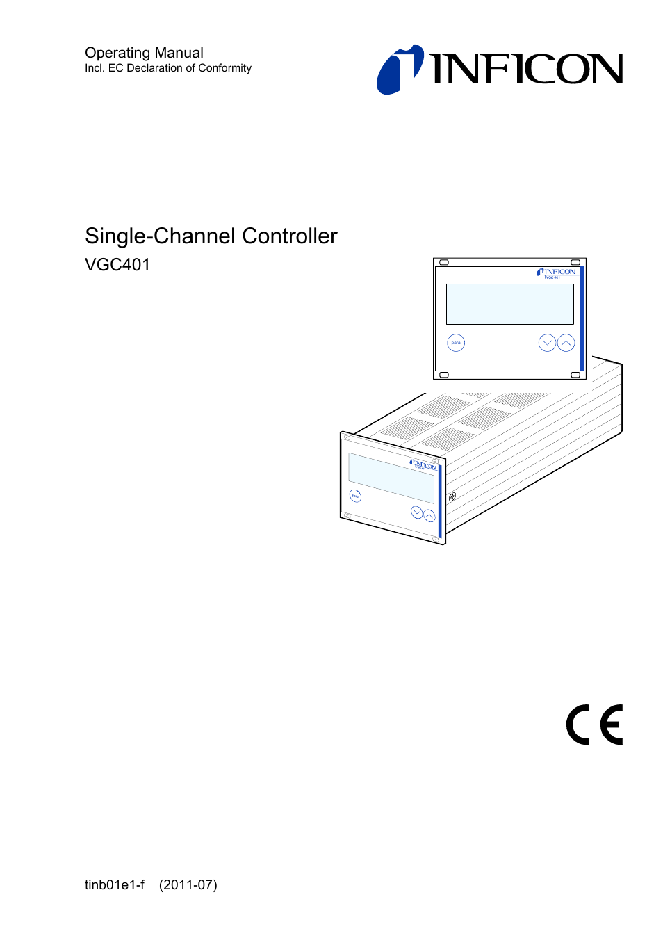 INFICON VGC401 Single-Channel Controller User Manual | 94 pages