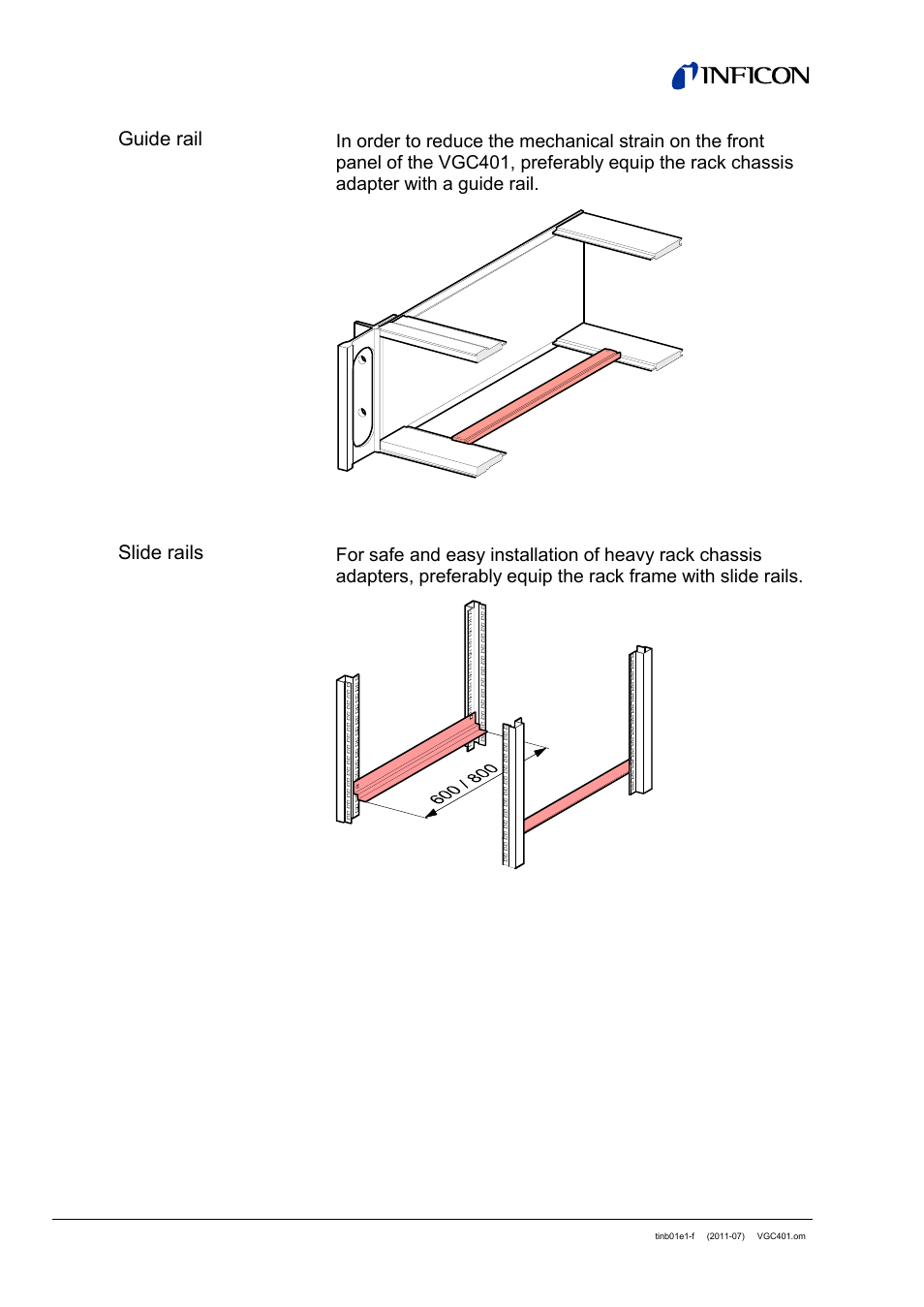 INFICON VGC401 Single-Channel Controller User Manual | Page 14 / 94