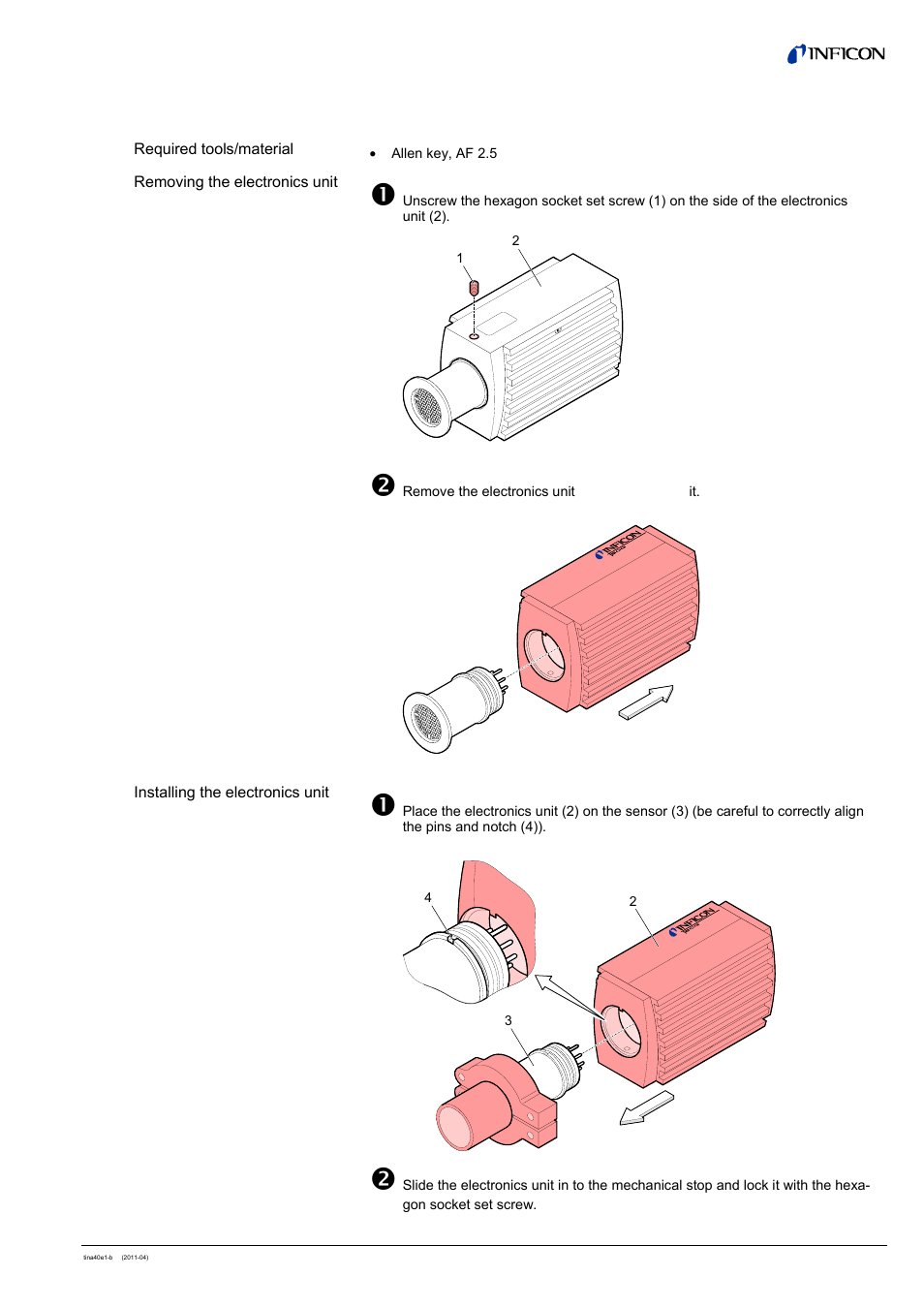 INFICON BCG450 ATM to Ultra-High Vacuum Triple Gauge User Manual | Page 15 / 60