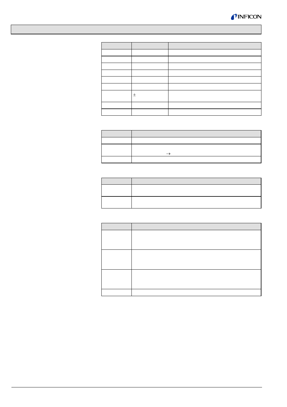 Appendix a: definitions | INFICON BCG450-SP ATM to Ultra-High Vacuum Triple Gauge (Profibus) User Manual | Page 42 / 52