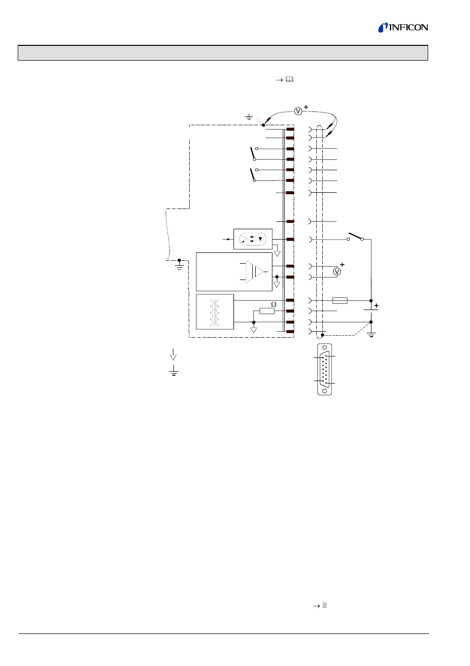 Appendix c: electrical connections | INFICON BCG450-SP ATM to Ultra-High Vacuum Triple Gauge (Profibus) User Manual | Page 46 / 52