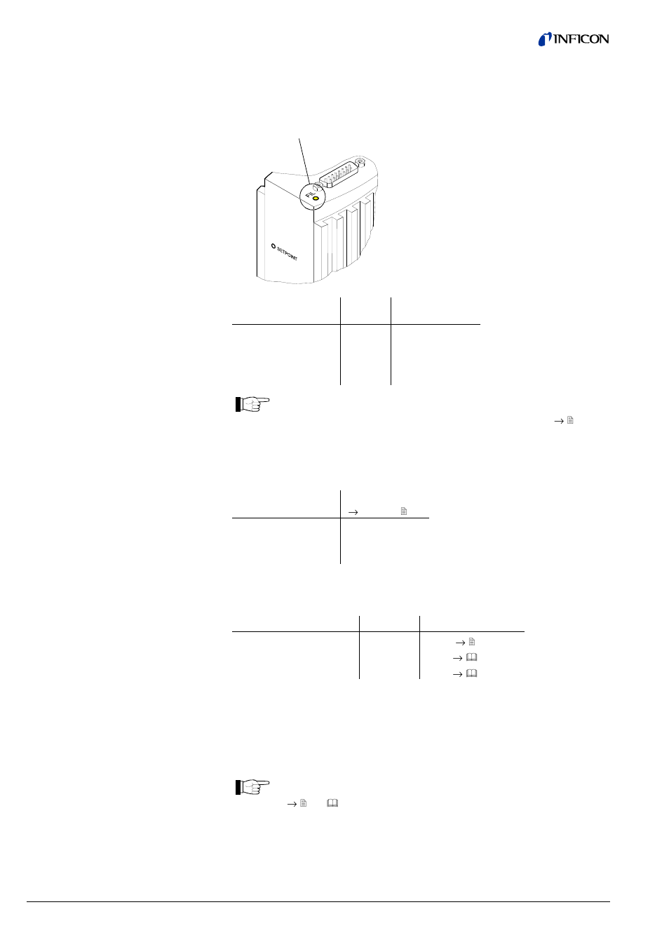 5 filament status, 6 filament control mode | INFICON BPG402-Sx ATM to Ultra-High Vacuum Gauge User Manual | Page 28 / 52