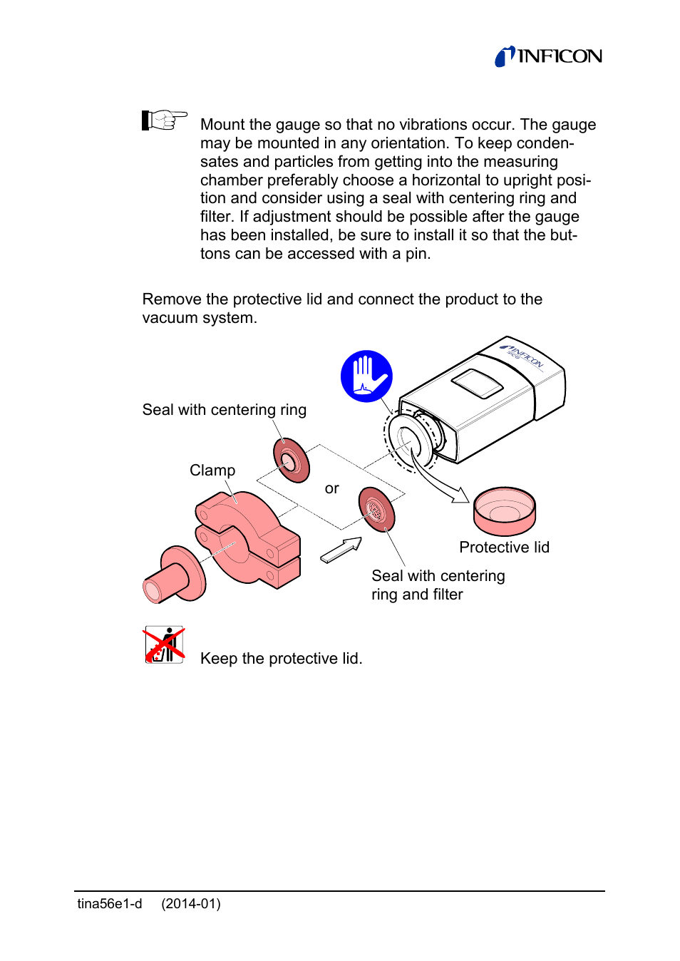 INFICON PCG55x ATM to Medium Vacuum Gauge User Manual | Page 27 / 72