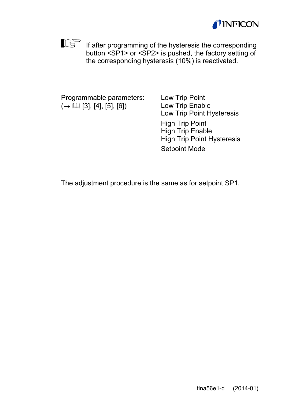 INFICON PCG55x ATM to Medium Vacuum Gauge User Manual | Page 46 / 72