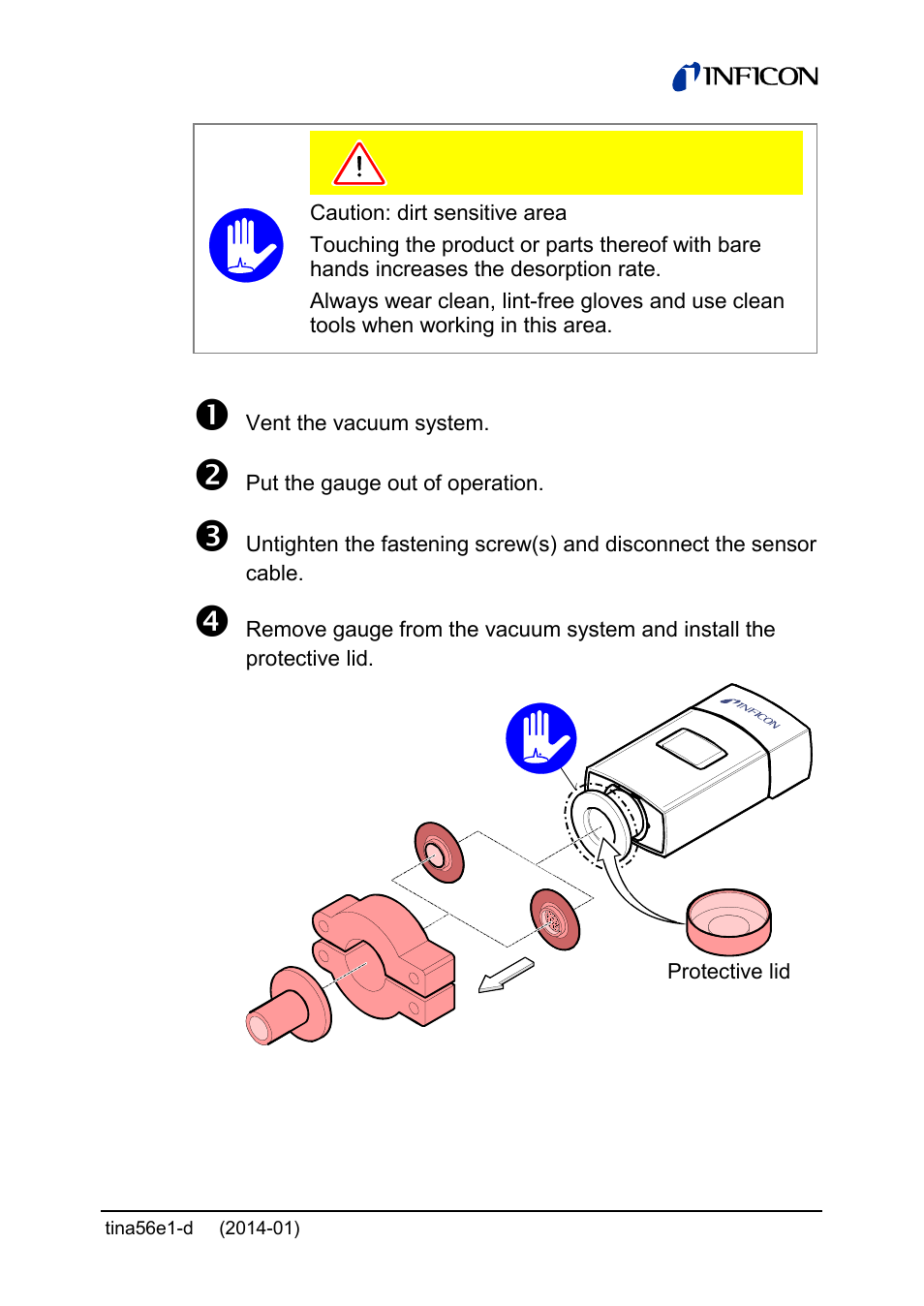 INFICON PCG55x ATM to Medium Vacuum Gauge User Manual | Page 57 / 72