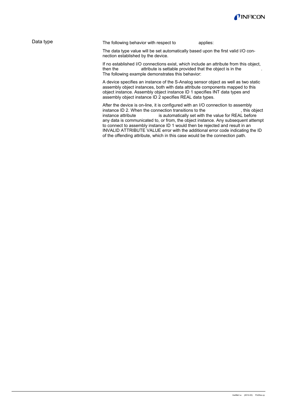 5 behavior | INFICON PSG55x ATM to Medium Vacuum Gauge (DeviceNet) User Manual | Page 26 / 44