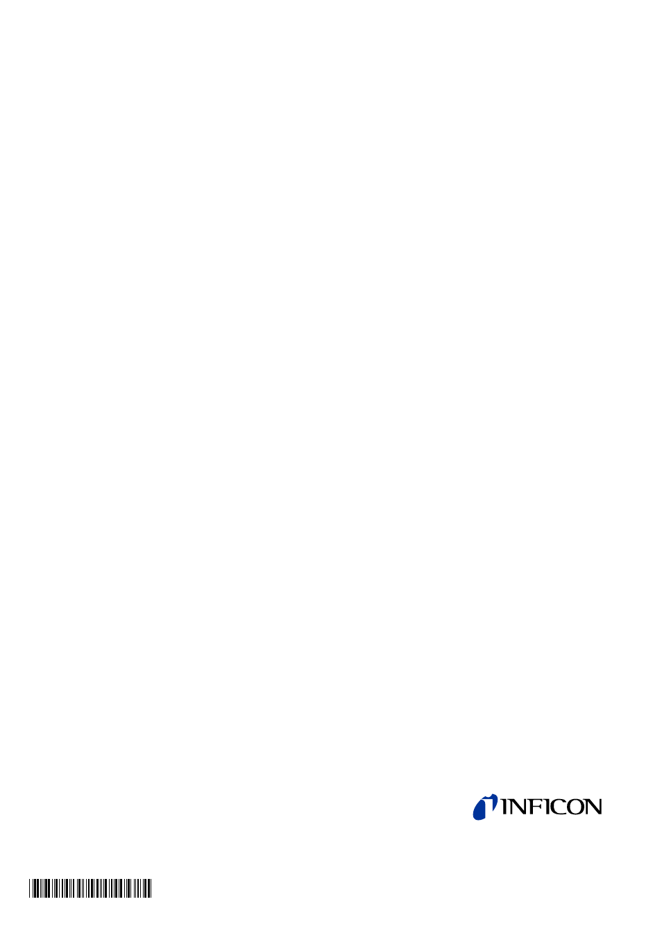INFICON PSG55x ATM to Medium Vacuum Gauge (RS232C / RS485C) User Manual | Page 12 / 12