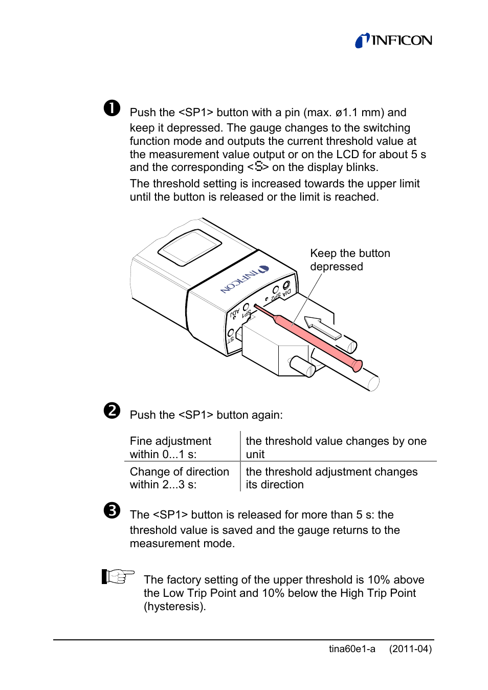 INFICON PSG55x ATM to Medium Vacuum Gauge User Manual | Page 42 / 64