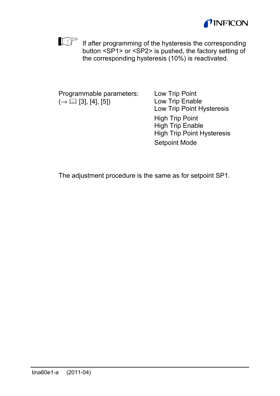 INFICON PSG55x ATM to Medium Vacuum Gauge User Manual | Page 43 / 64