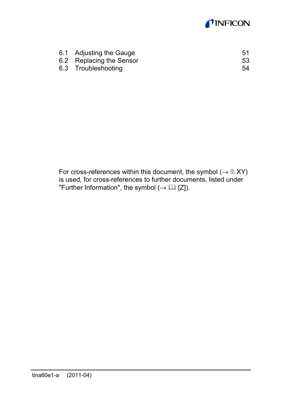 INFICON PSG55x ATM to Medium Vacuum Gauge User Manual | Page 7 / 64