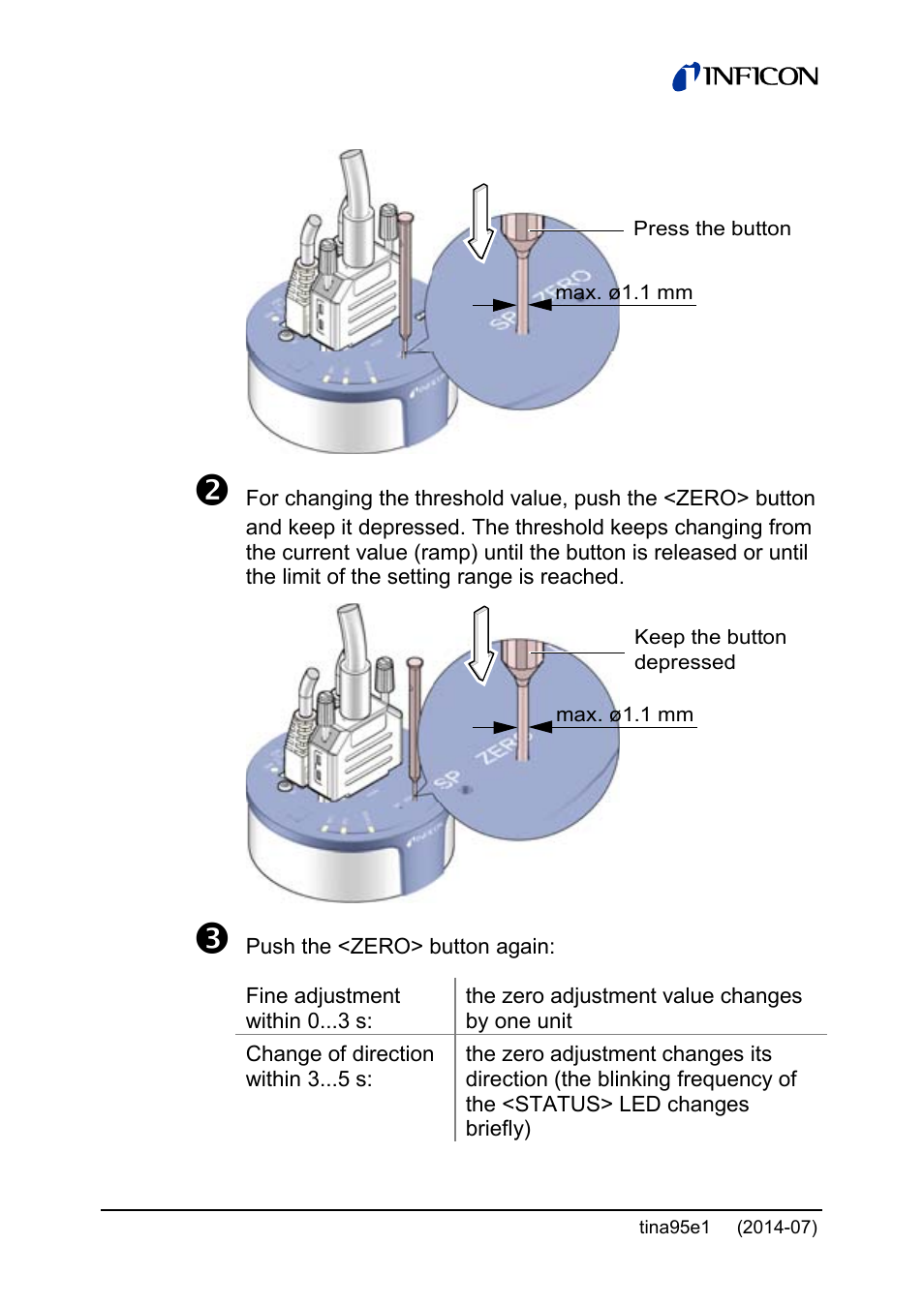 INFICON Stripe CDG100Dhs 0.1 ... 1000Torr / mbar User Manual | Page 32 / 48