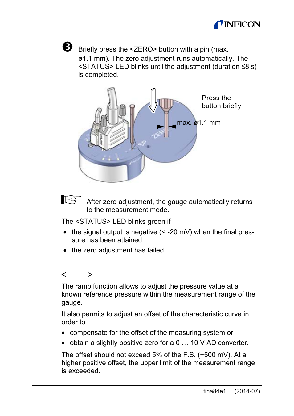 INFICON Stripe CDG045Dhs 0.01 ... 1000Torr / mbar, new 10mTorr User Manual | Page 26 / 44