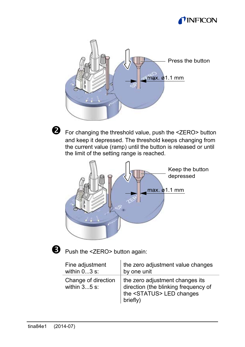 INFICON Stripe CDG045Dhs 0.01 ... 1000Torr / mbar, new 10mTorr User Manual | Page 31 / 44