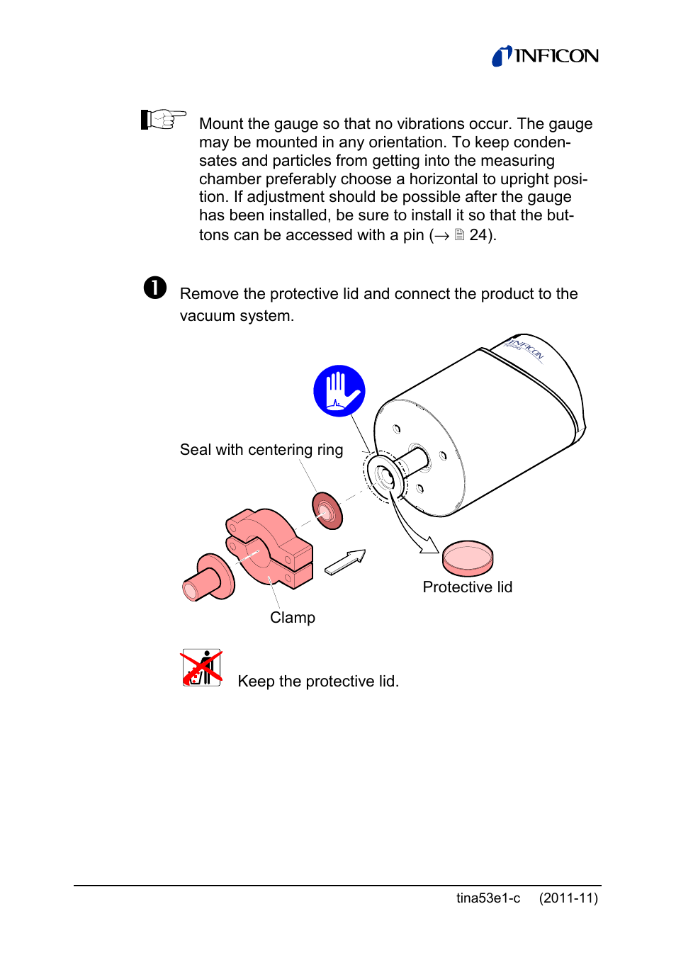 INFICON SKY CDG160D 1 ... 1000 Torr / mbar User Manual | Page 18 / 44