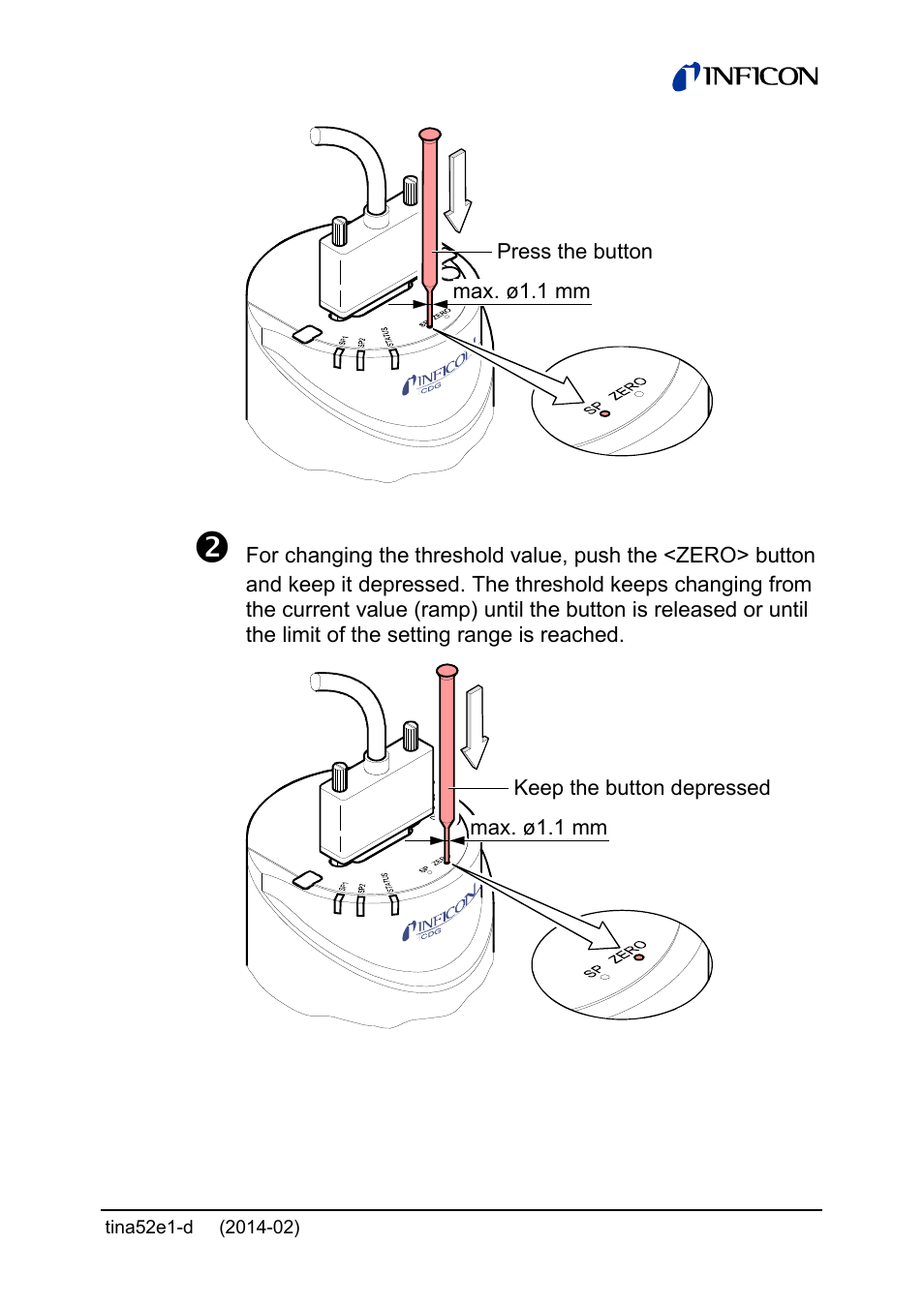INFICON SKY CDG100D 0.1 ... 1000 Torr / mbar User Manual | Page 31 / 44