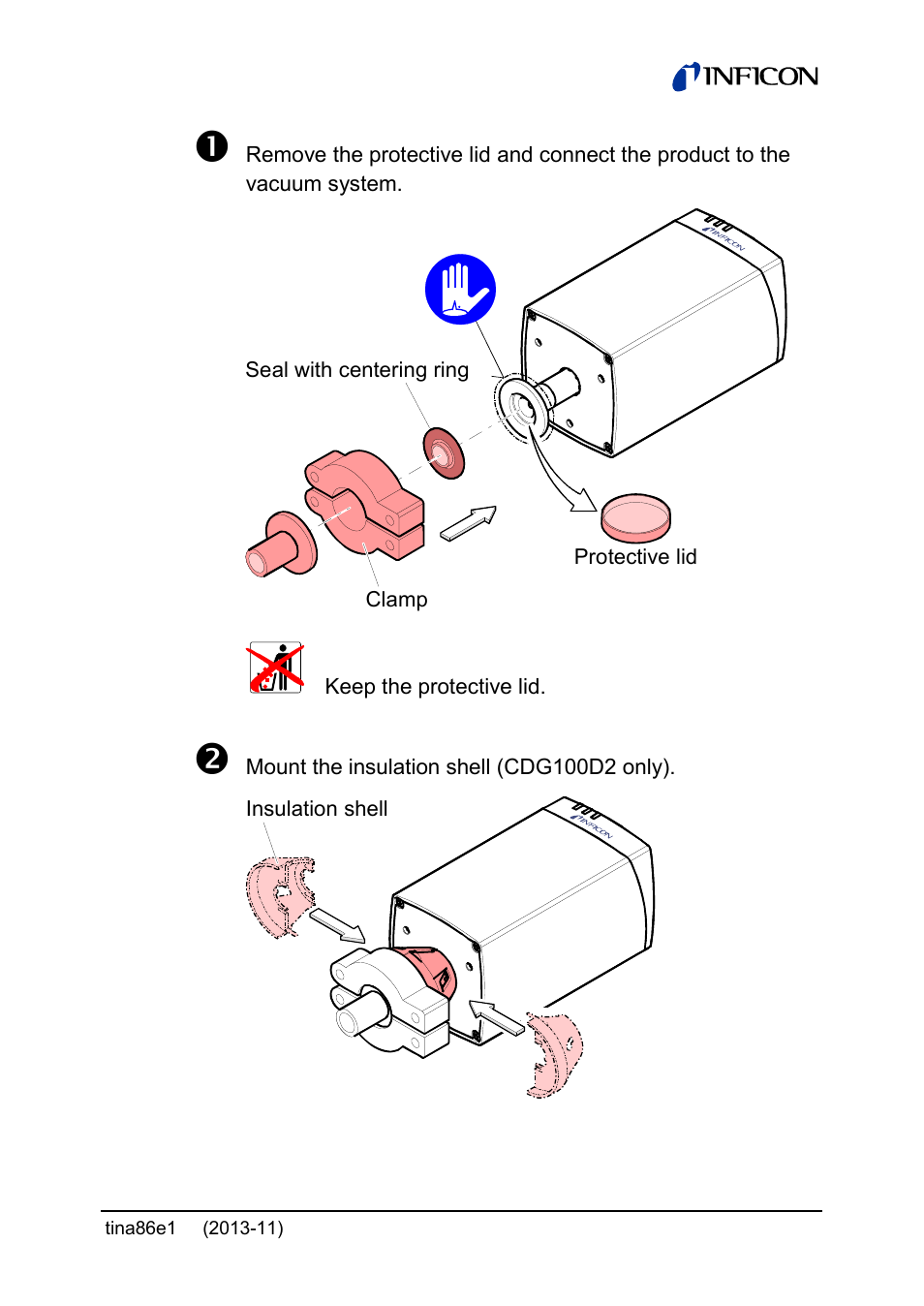 INFICON Edge CDG045D2 1 … 1000Torr / mbar User Manual | Page 19 / 44