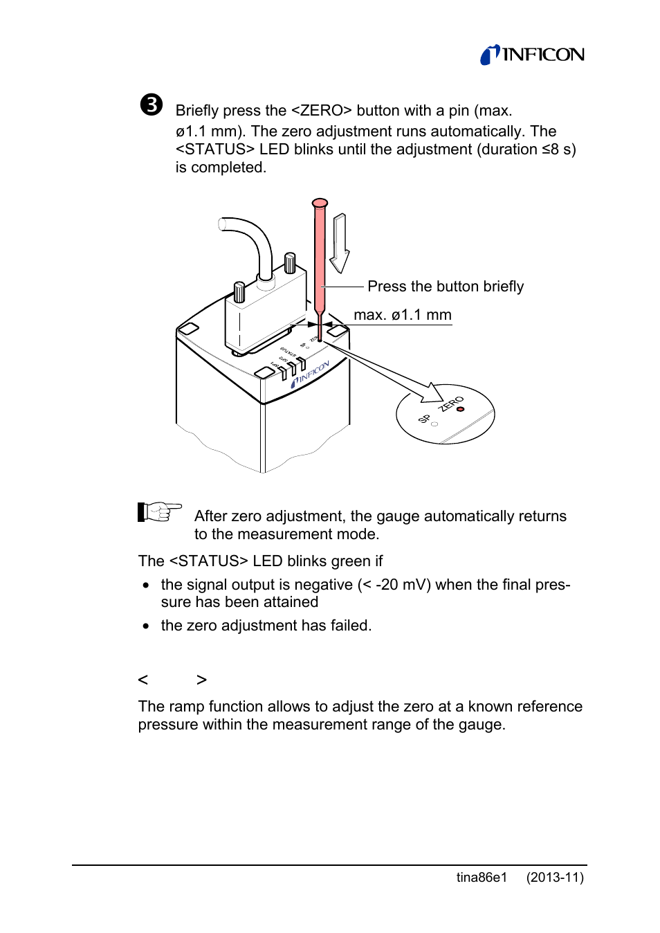 INFICON Edge CDG045D2 1 … 1000Torr / mbar User Manual | Page 26 / 44