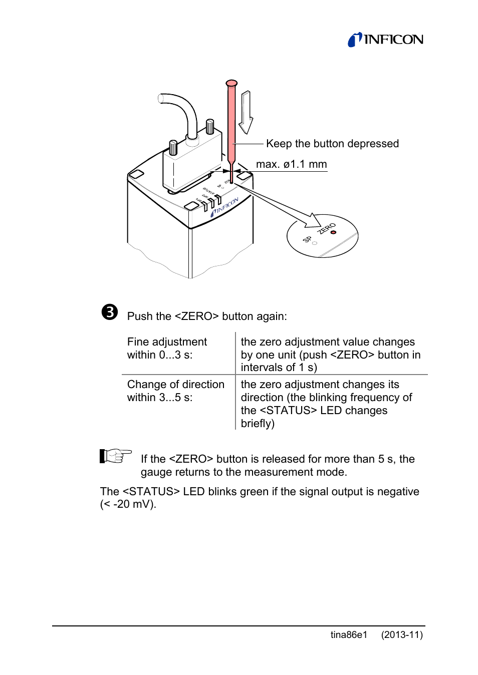 INFICON Edge CDG045D2 1 … 1000Torr / mbar User Manual | Page 28 / 44