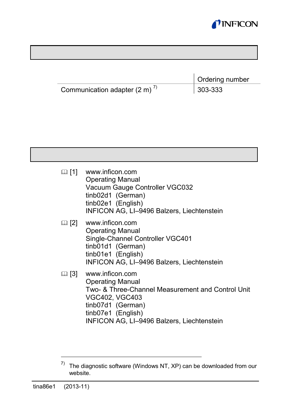 9 accessories, Further information | INFICON Edge CDG045D2 1 … 1000Torr / mbar User Manual | Page 39 / 44