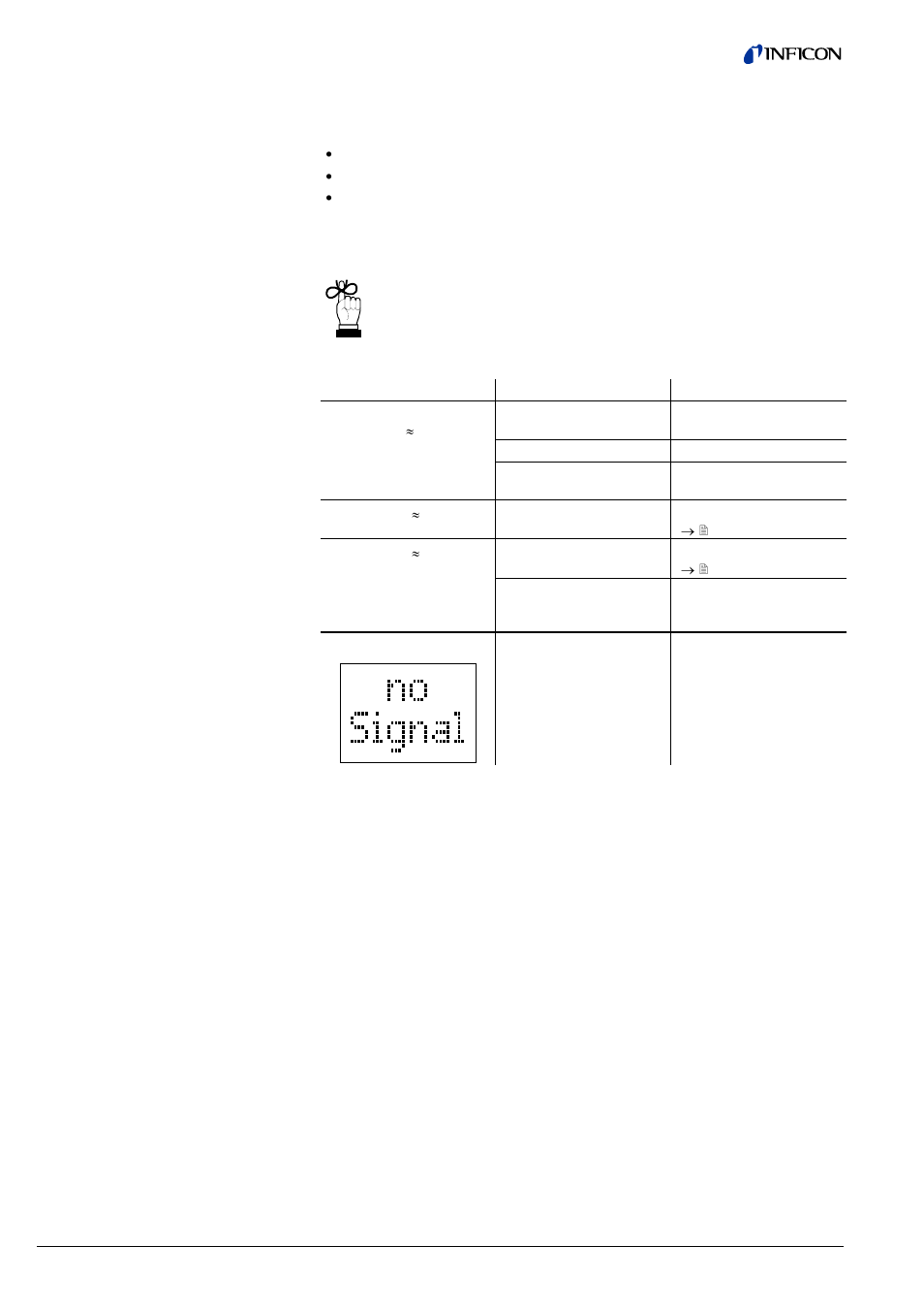 4 what to do in case of problems | INFICON HPG400 ATM to High-Vacuum Gauge User Manual | Page 40 / 52