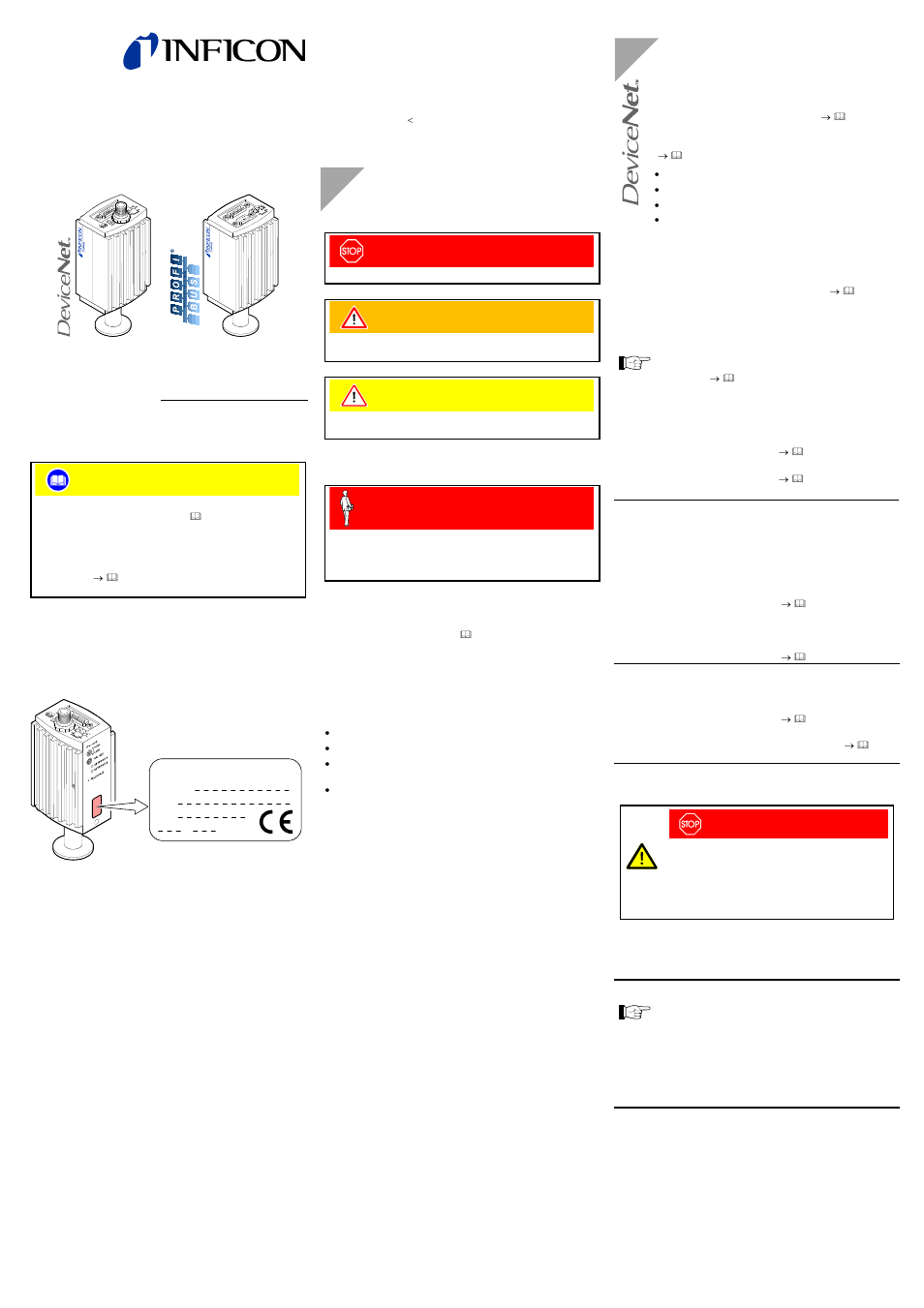 INFICON HPG400-SP High Pressure / Pirani Gauge User Manual | 4 pages