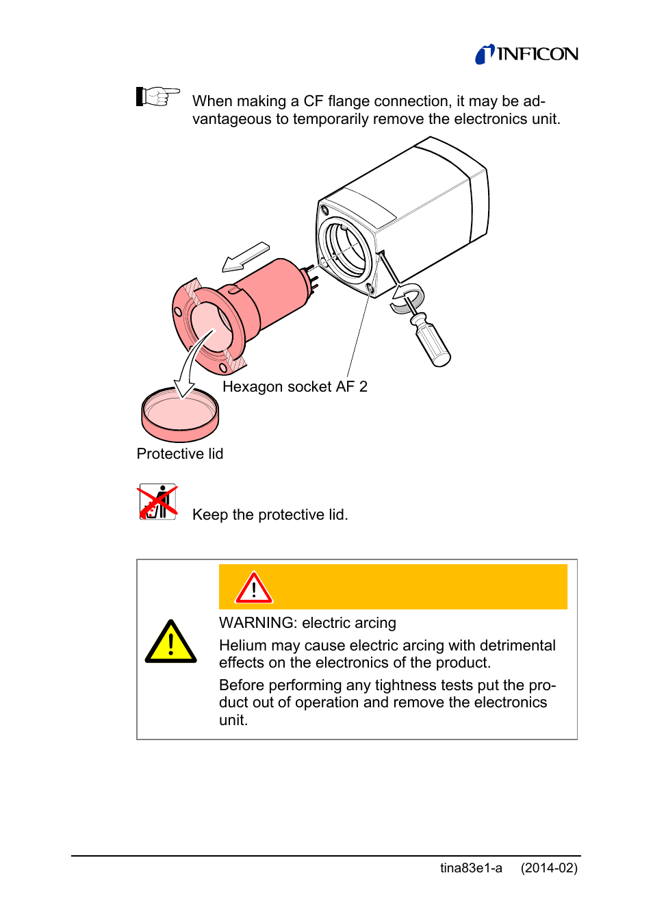 INFICON Gemini ATM to Ultra-High Vacuum Gauge User Manual | Page 26 / 60
