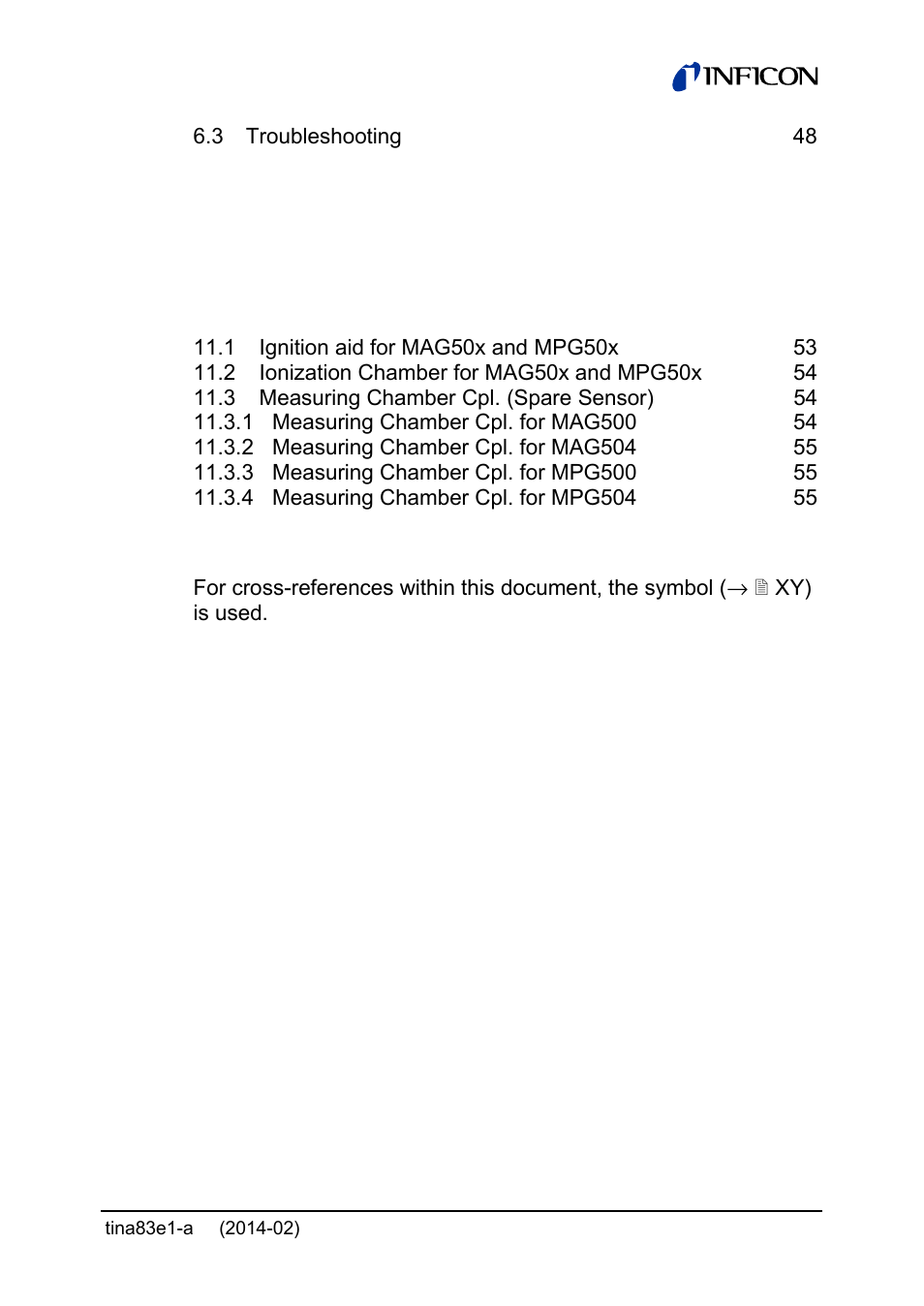 INFICON Gemini ATM to Ultra-High Vacuum Gauge User Manual | Page 7 / 60